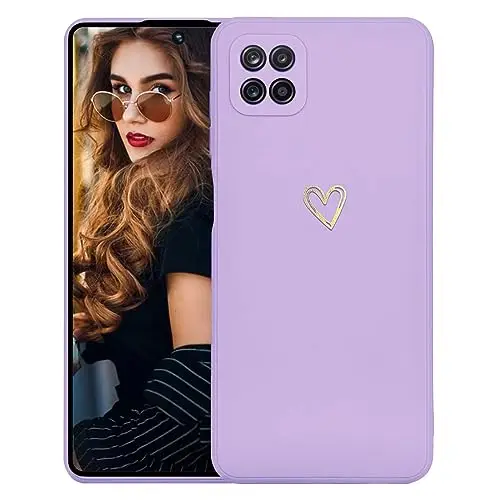 Kaywzo Cover per Realme 8i,Custodia in Silicone TPU Liscio di Morbido con Modello Cardiaco,Design
