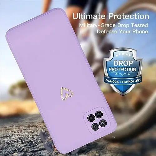 Kaywzo Cover per Realme 8i, Custodia in Silicone TPU Liscio di Morbido con Modello Cardiaco, Design miniatura 2