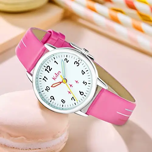 KDM Orologio Bambino Orologio per l'Apprendimento del Tempo Impermeabile Orologio da Polso per Ragazzi e Ragazze miniatura 2