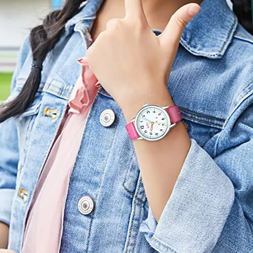 KDM Orologio Bambino Orologio per l'Apprendimento del Tempo Impermeabile Orologio da Polso per Ragazzi e Ragazze miniatura 3