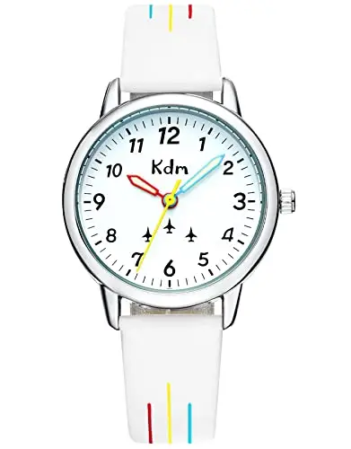 KDM Orologio per l'Apprendimento del Tempo Impermeabile da Polso per Ragazzi e Ragazze, Educativo Analogico al Quarzo miniatura 2