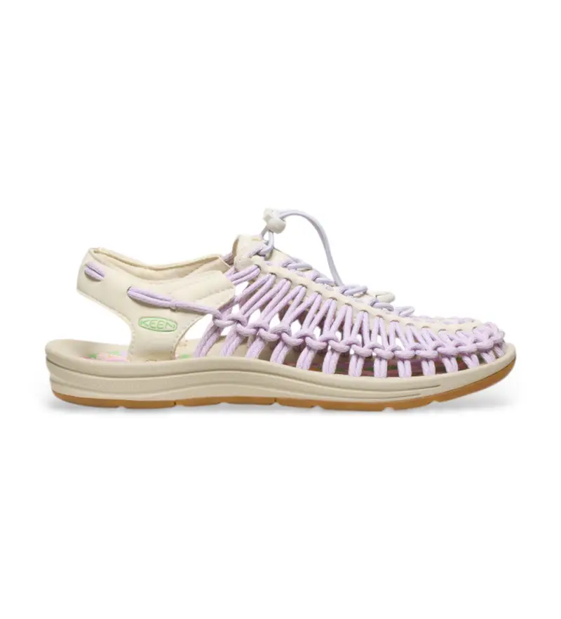 per donna 1030578 Sandali beige Uneek (37), Basso, Stringhe, Casual