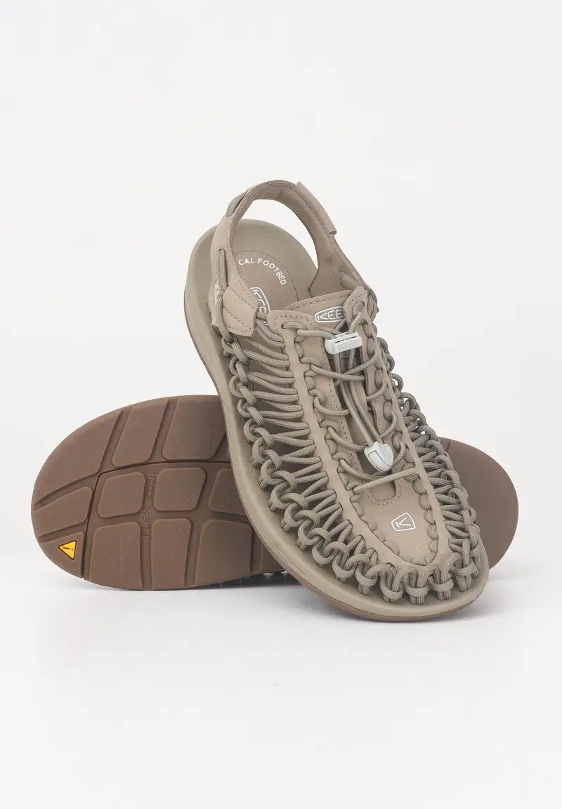 KEEN Sandali Uneek taupe da uomo miniatura 3