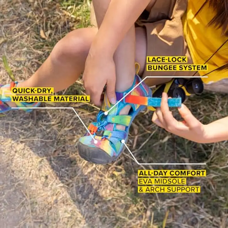 KEEN SEACAMP II CNX, Sandali Unisex - Bambini e ragazzi, Blu Blue Depths Gargoyle, 35 EU miniatura 2