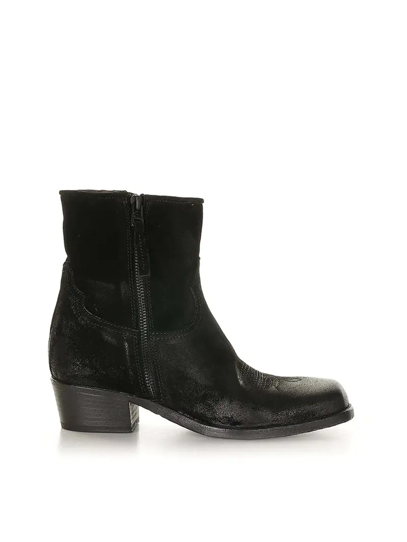 Stivaletto Texano Low Nero