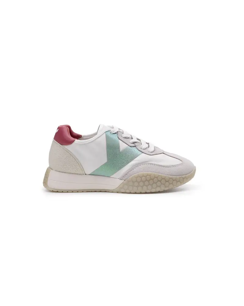 Kehnoo sneakers donna vintage white sage pink kw9312 BIANCO