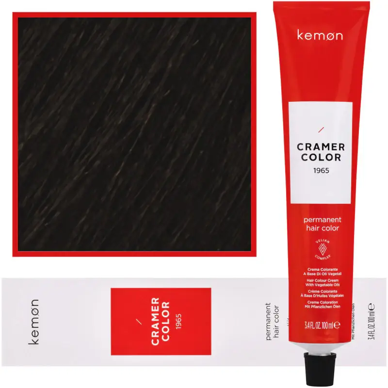 Tintura per capelli Kemon Cramer Color 100ml 5,008 | Castano chiaro nordico super naturale