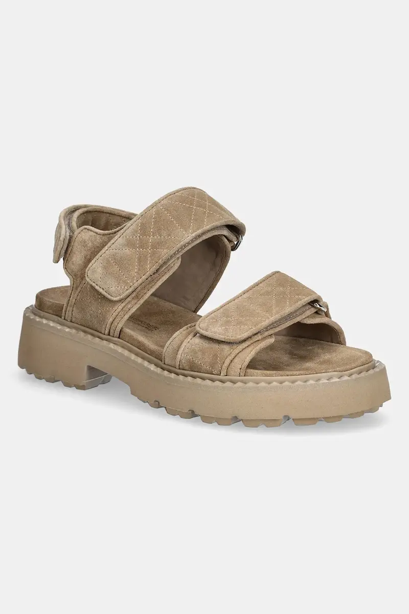 sandali in camoscio Close donna colore verde 51-42500 Beige