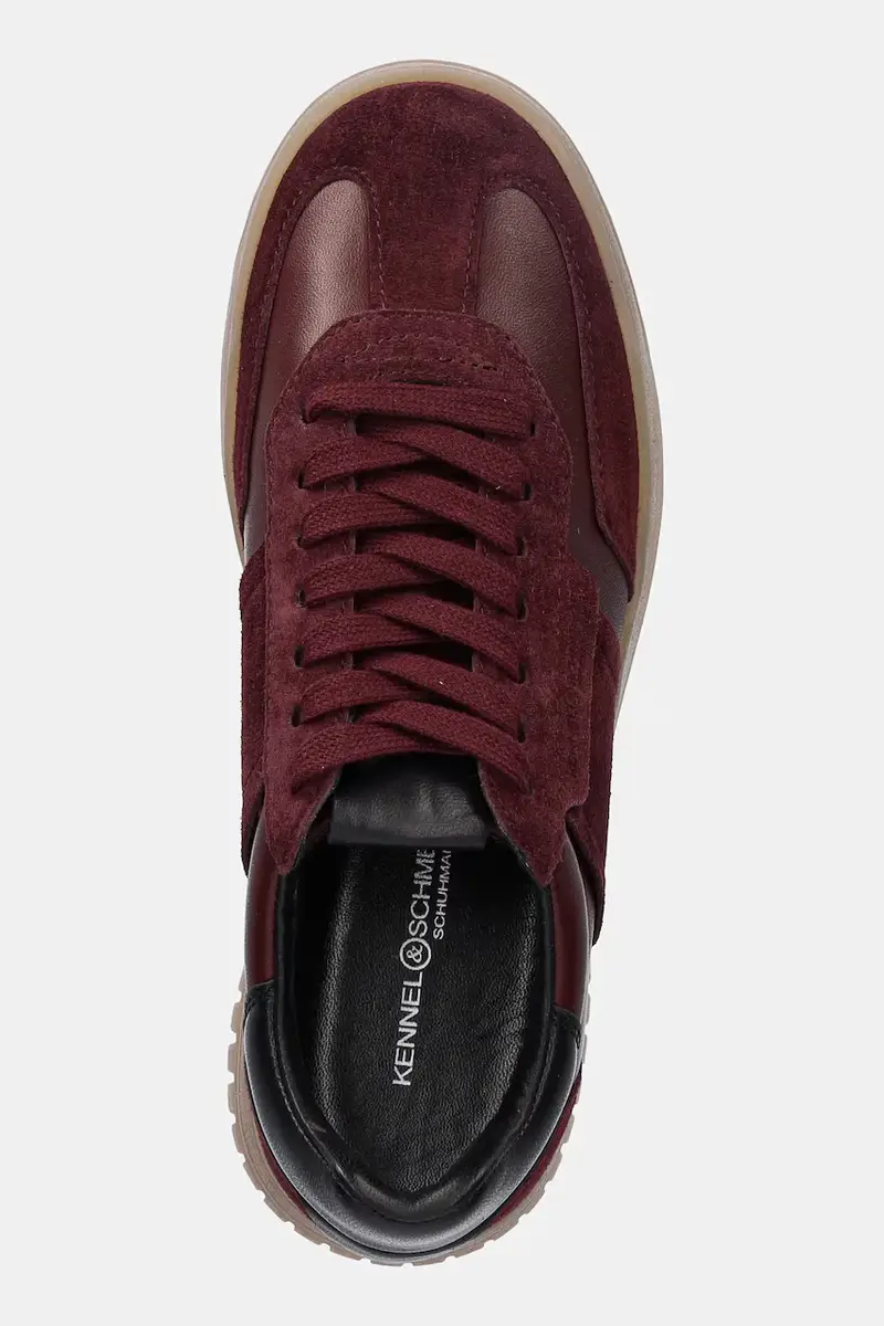 sneakers in camoscio Gaz donna colore granata 61-16730.343 miniatura 4