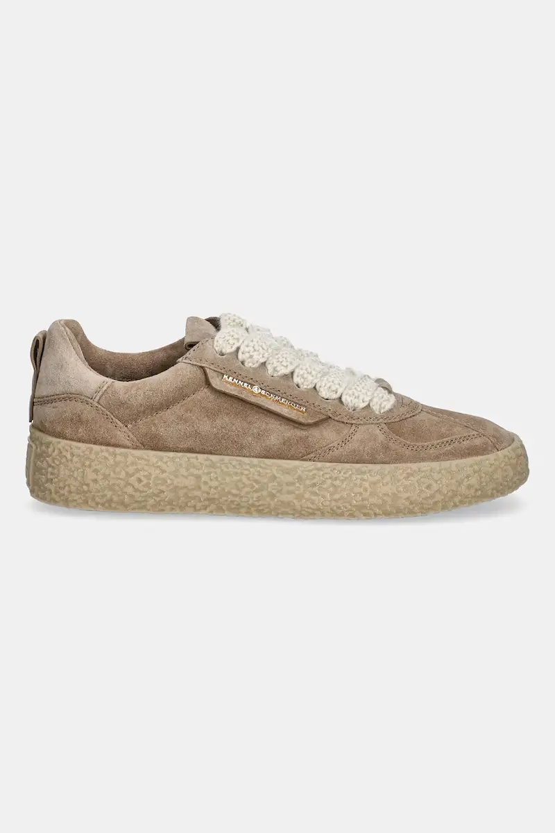 sneakers in camoscio Pit colore beige 61-14710.666 miniatura 2