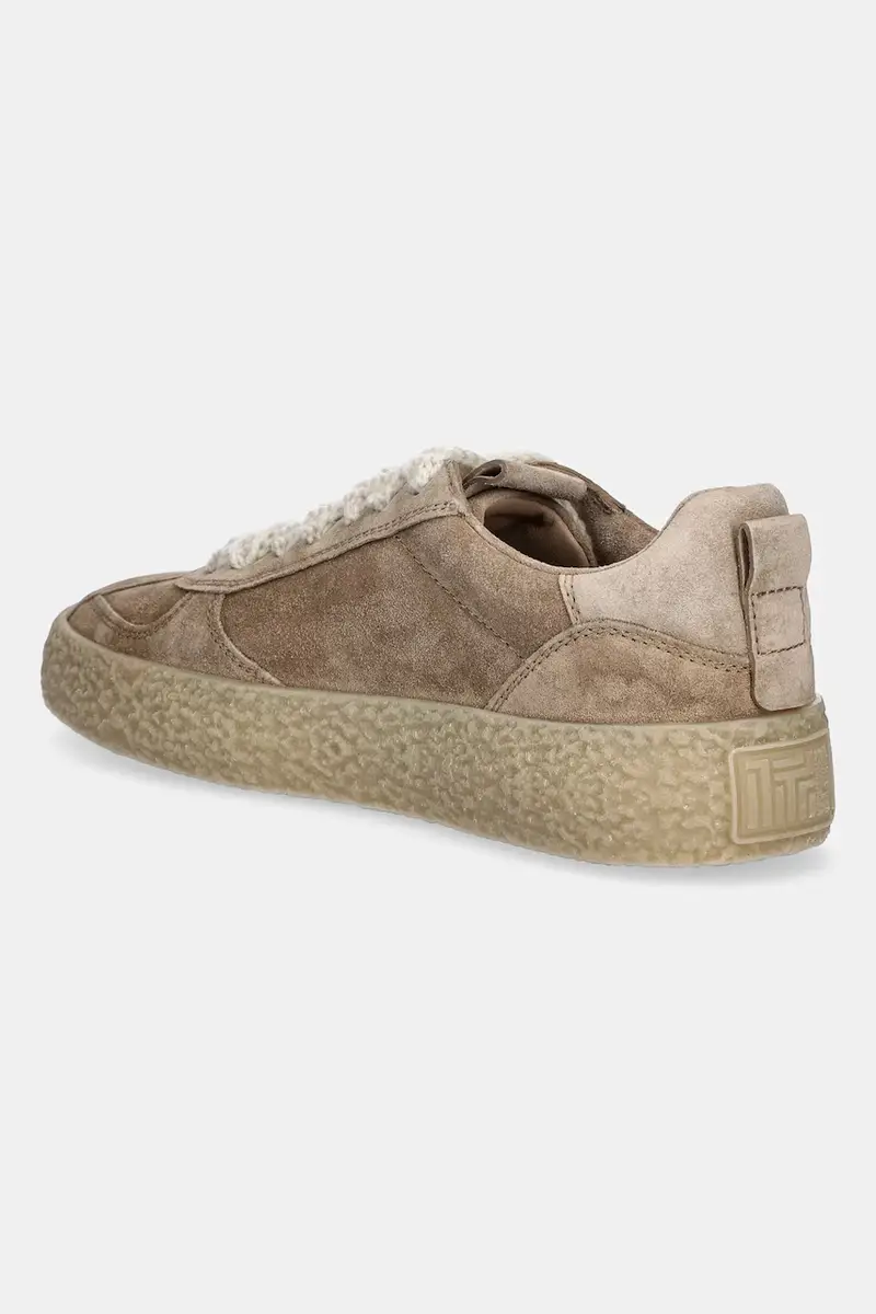 sneakers in camoscio Pit colore beige 61-14710.666 miniatura 3