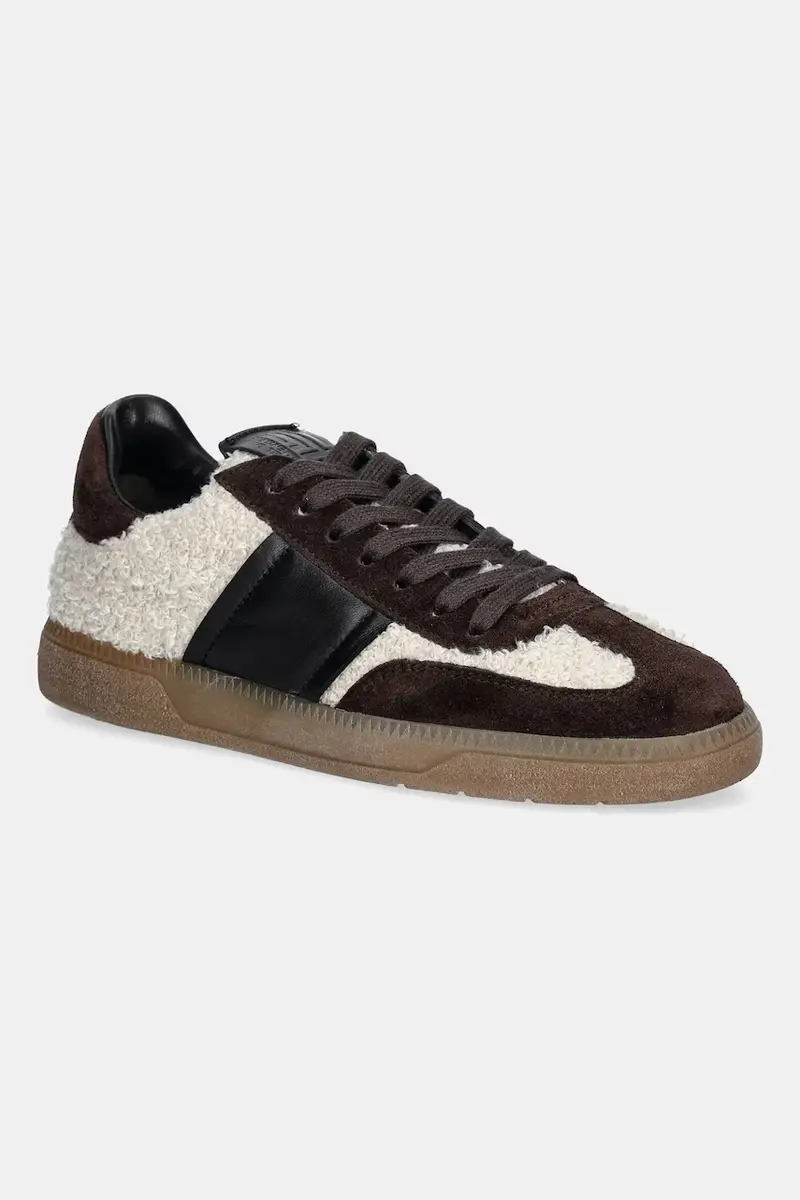 sneakers in camoscio Pop donna colore marrone 61-22670.678