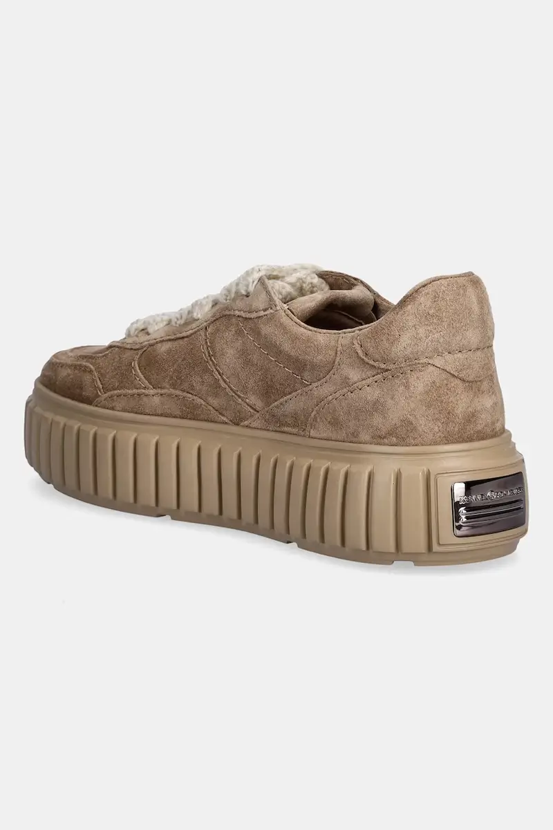 sneakers in camoscio Zap donna colore beige 61-25830.666 miniatura 3