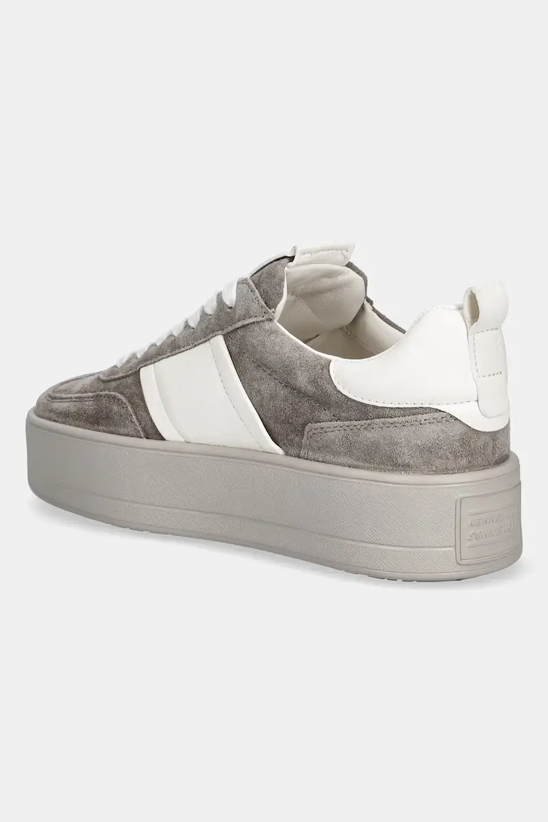 sneakers in pelle Bang donna colore grigio 61-24800.653 miniatura 3