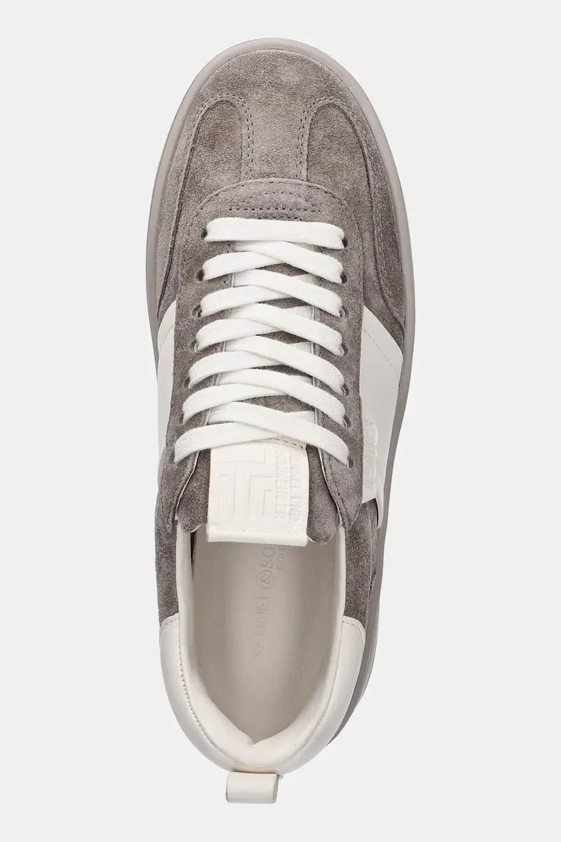 sneakers in pelle Bang donna colore grigio 61-24800.653 miniatura 4