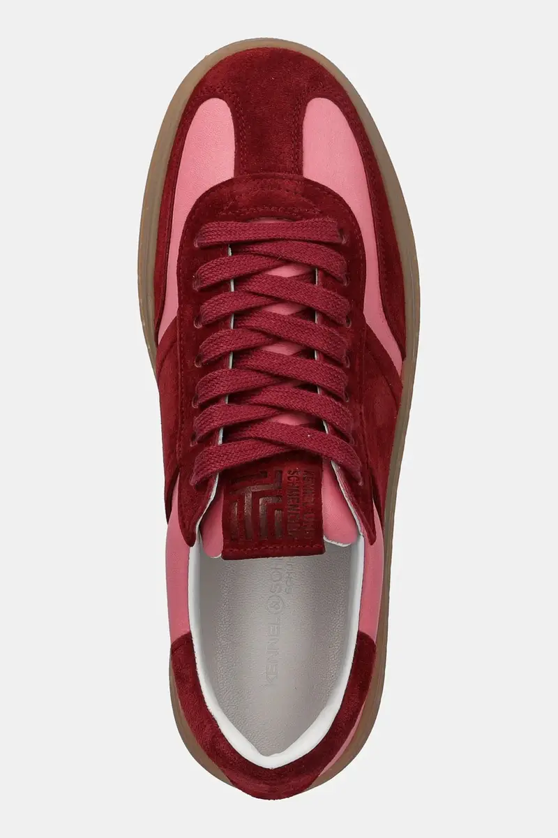 sneakers in pelle Drift colore granata 51-15080 miniatura 4