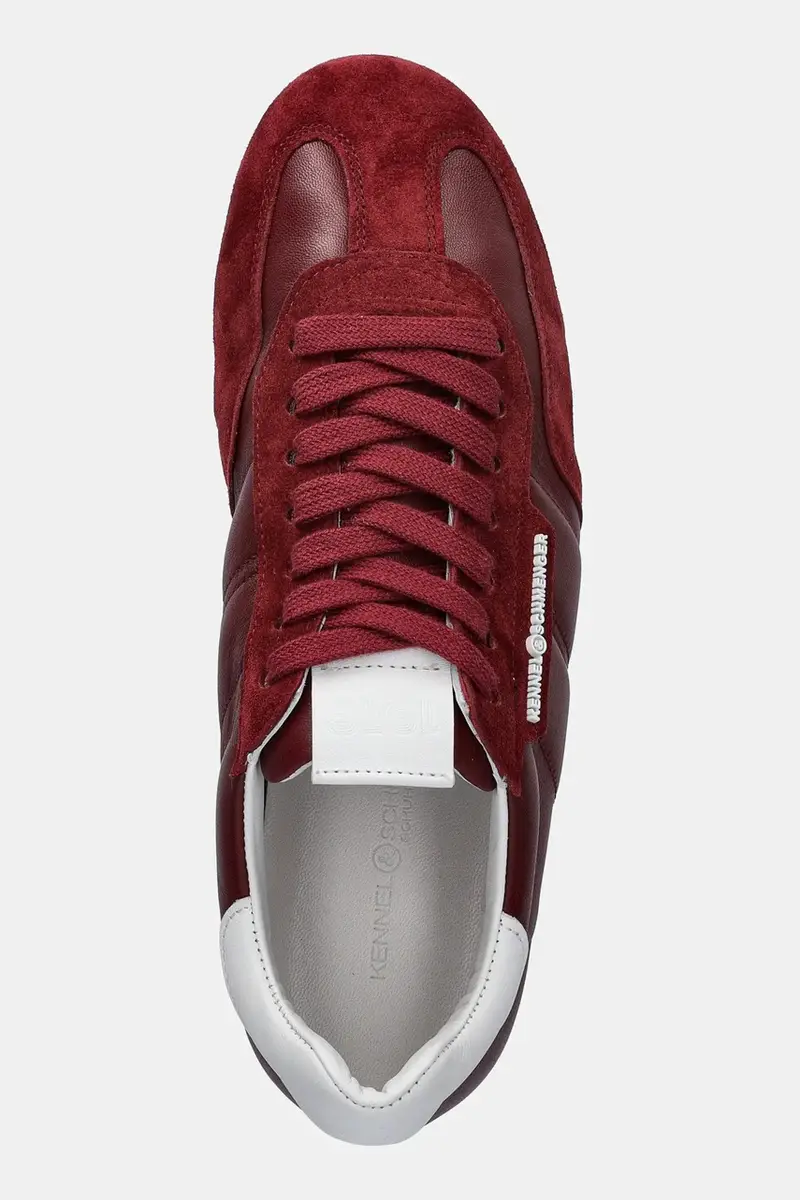 sneakers in pelle Drop donna colore granata 51-15310 miniatura 4