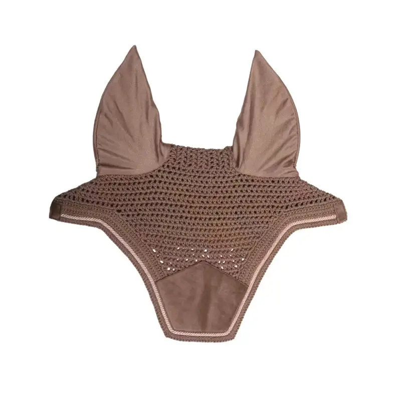 Cappuccio anti-insetti per cavallo in velluto insonorizzato Kentucky Horsewear Wellington