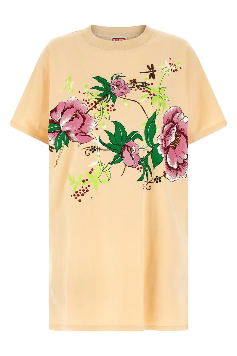 Abito Peonies Kimono Rosa