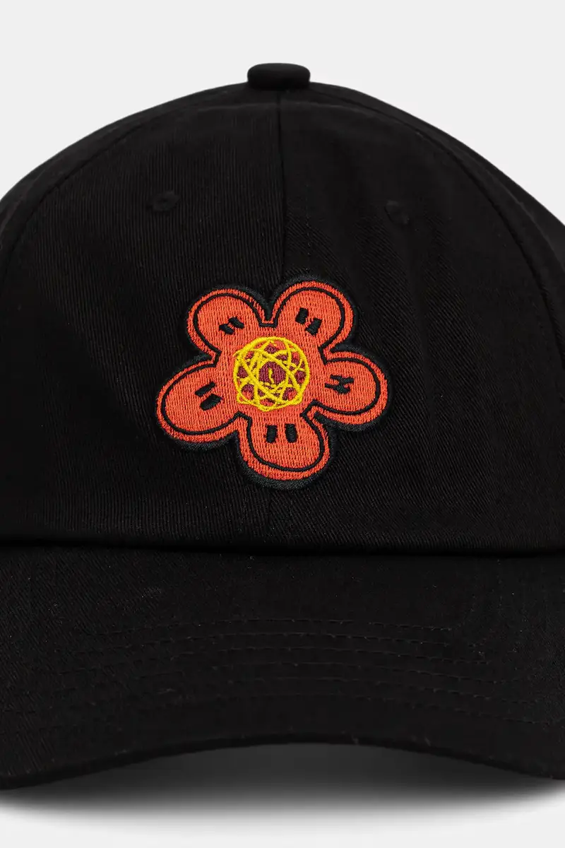 berretto da baseball in cotone colore nero FF68AC311F44 miniatura 2