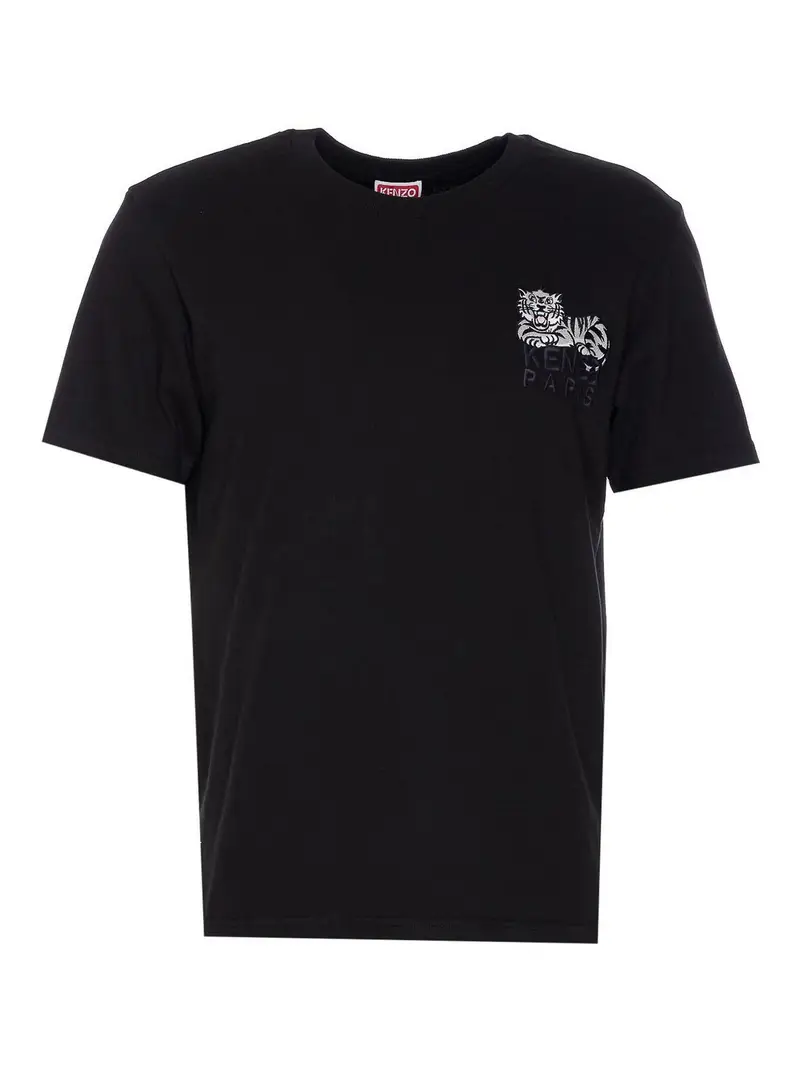 Black Gots T-shirt felice Nero