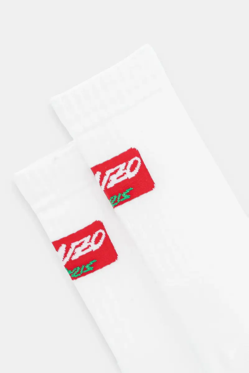 calzini Kenzo x Futura colore beige FF68SU195KSB miniatura 2