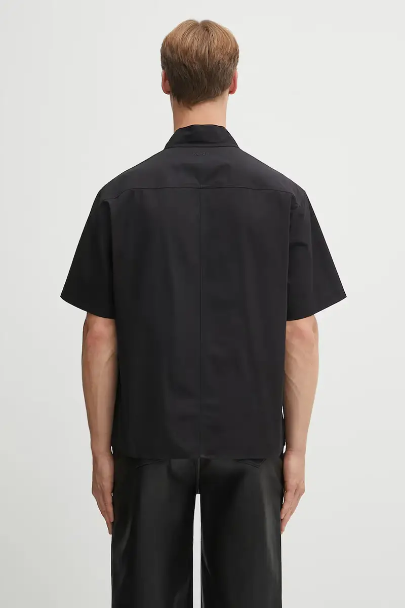 camicia in cotone Kimono Short Sleeve uomo colore nero FF65CH1269LP miniatura 3