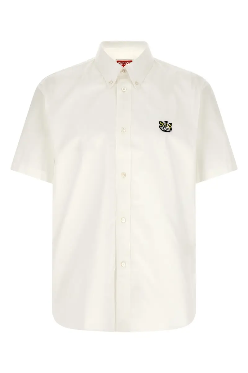 Camicia Wild Tiger Crest Bianco