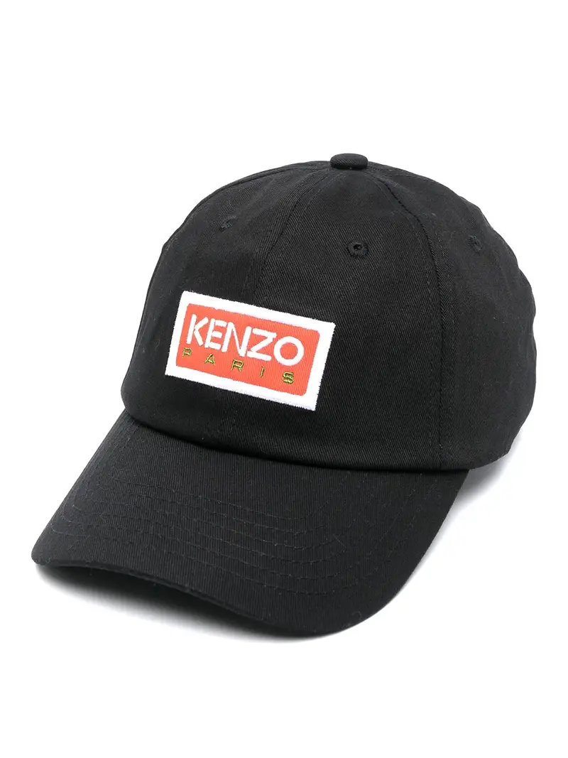 Cappellino con ricamo logo Nero