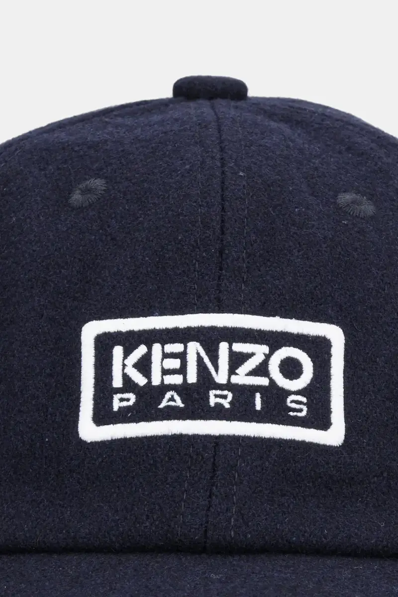 cappello con visiera in cotone colore blu navy FF68AC801F43 miniatura 2