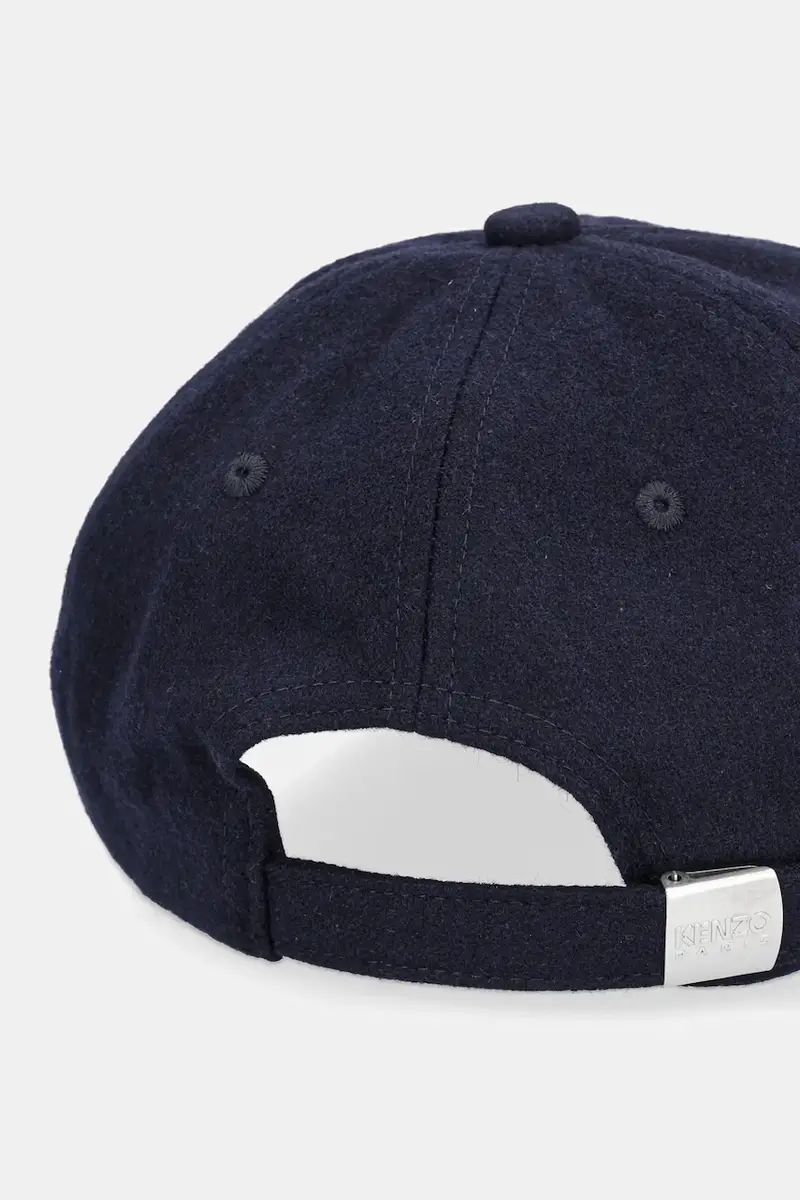 cappello con visiera in cotone colore blu navy FF68AC801F43 miniatura 3