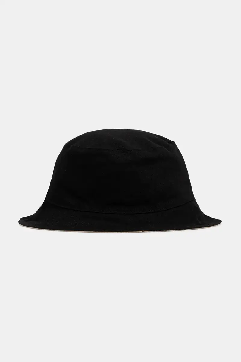 cappello in cotone reversibile colore nero FF68AC304F44 miniatura 3