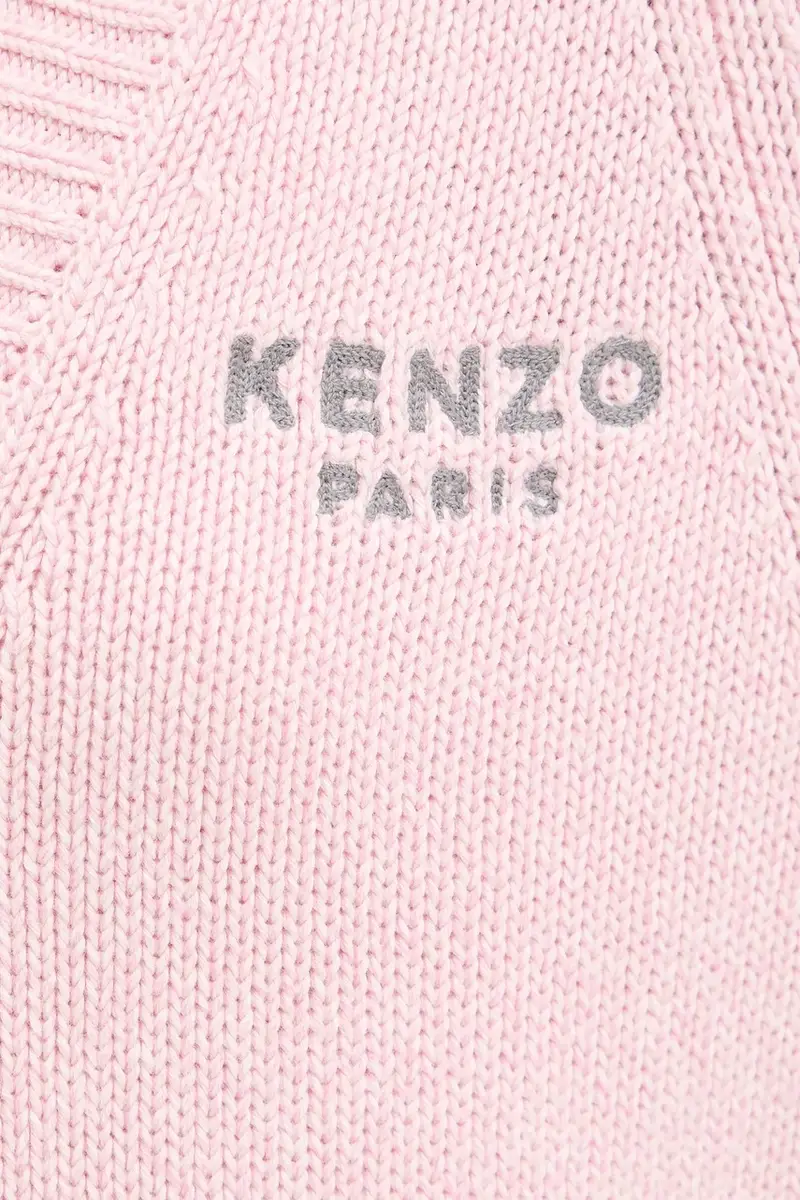 cardigan con lana colore rosa FF62CA7143LA miniatura 5