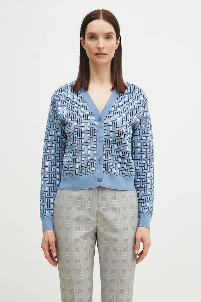 Kenzo Cardigan Donna Blu 2245967