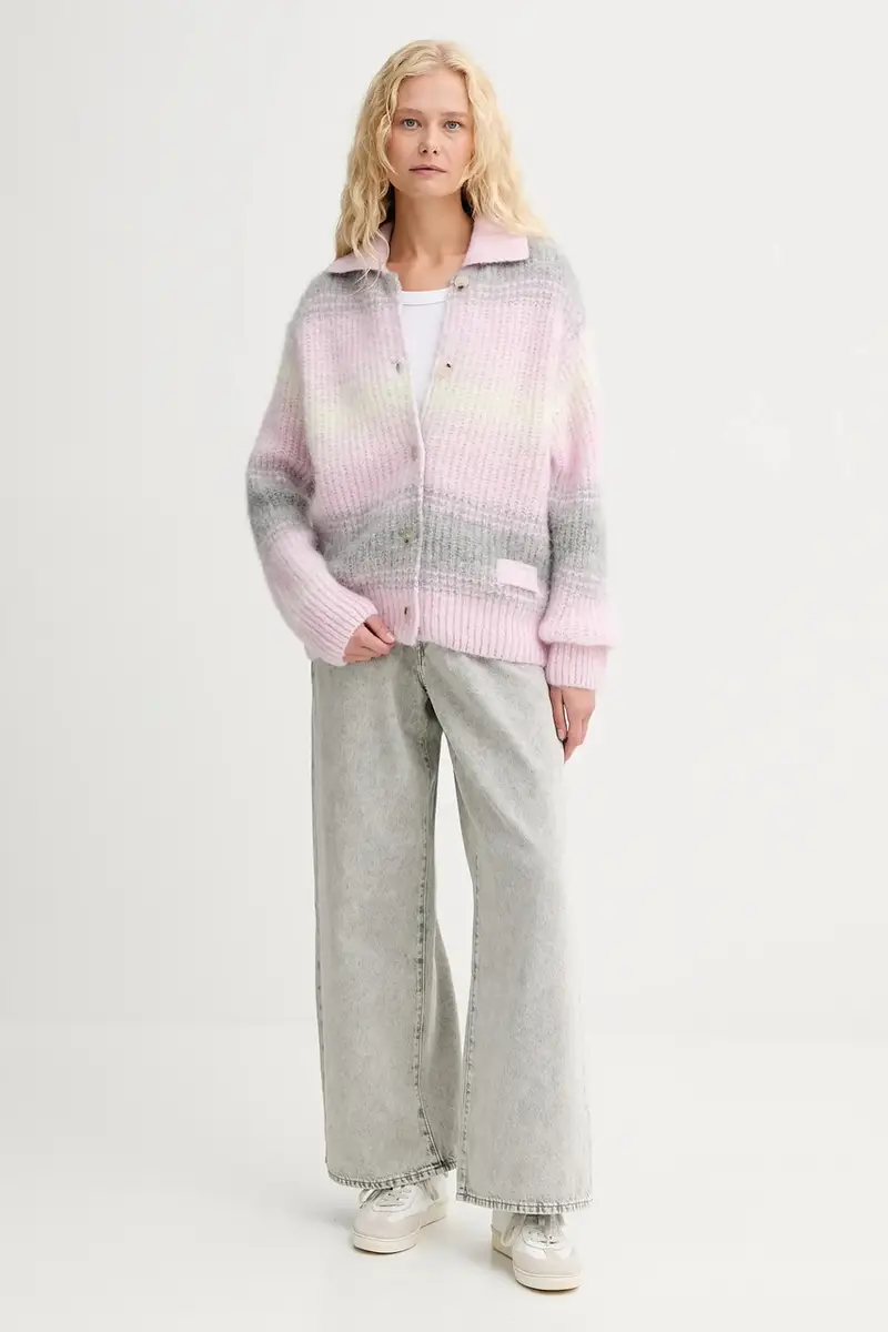 Kenzo Cardigan Donna Rosa 3848343 miniatura 2