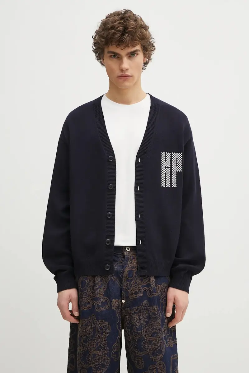 Kenzo Cardigan Uomo Blu 2247449