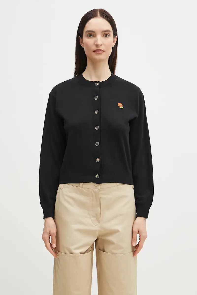 Kenzo Cardigan Donna Nero 2256132