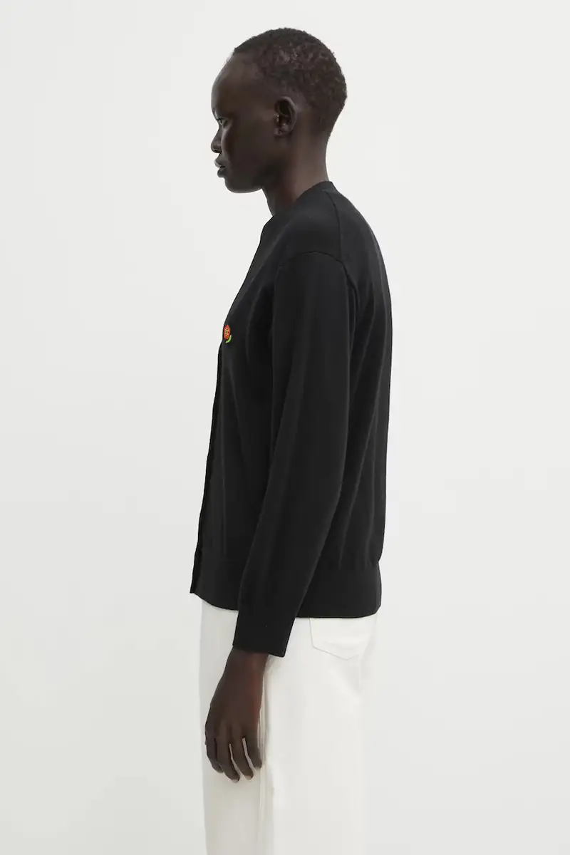 Kenzo Cardigan Donna Nero 3528083 miniatura 2