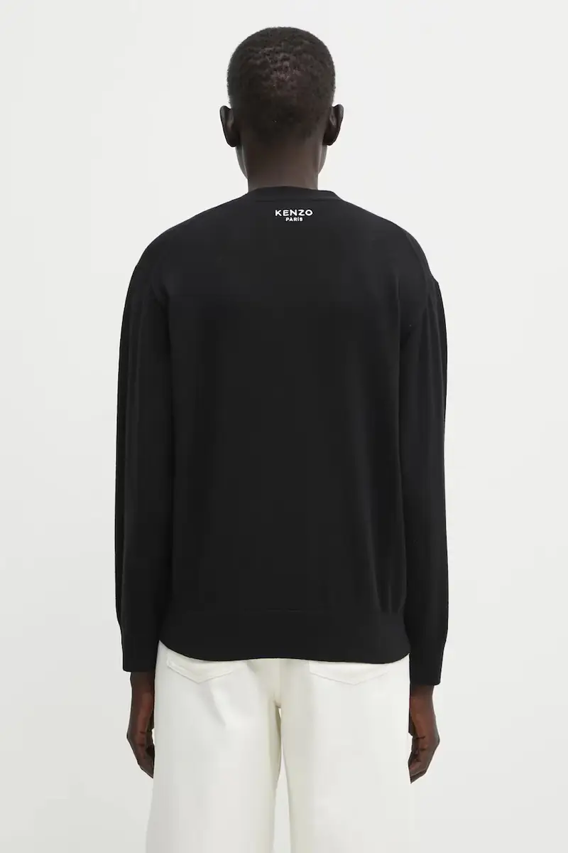 Kenzo Cardigan Donna Nero 3528083 miniatura 3