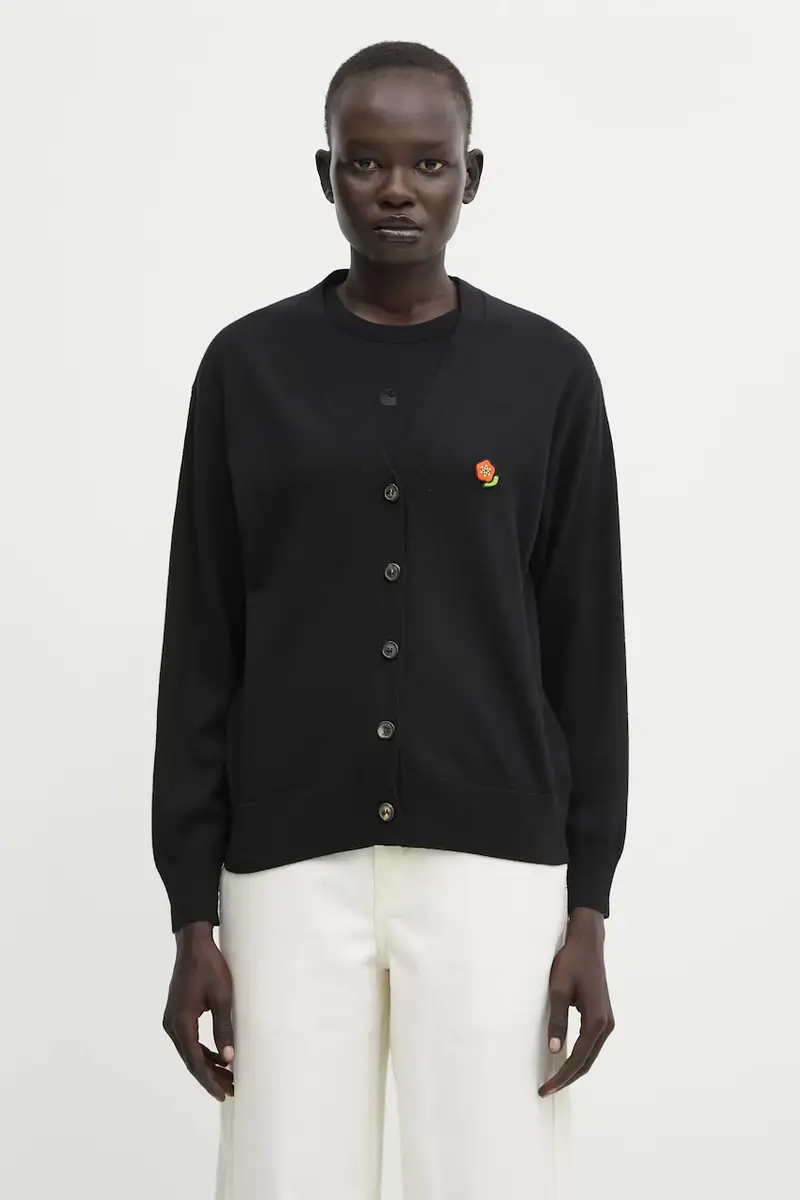 Kenzo Cardigan Donna Nero 3528083