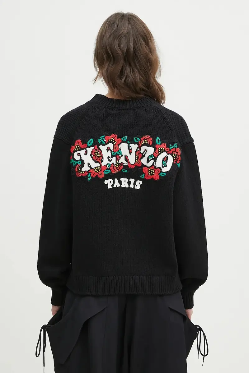 Kenzo Cardigan Donna Nero 2256098