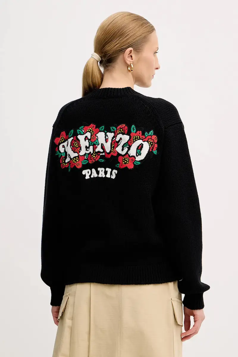 Kenzo Cardigan Donna Nero 3846941