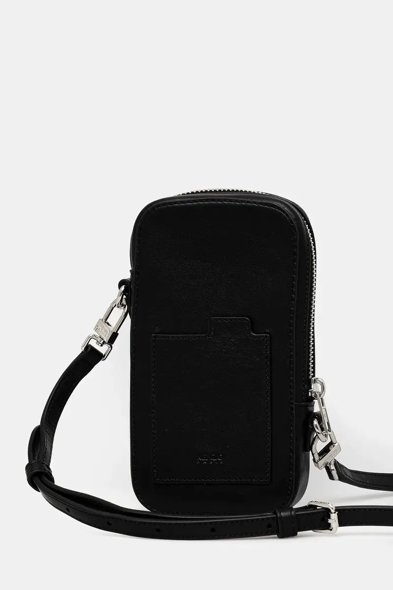 custodia per cellulare in pelle colore nero FF68PM808L40 miniatura 3