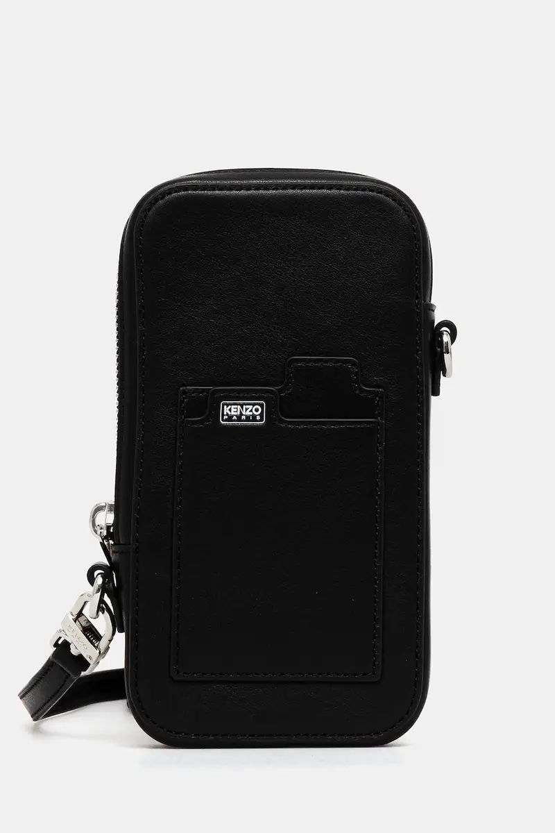 custodia per cellulare in pelle colore nero FF68PM808L40