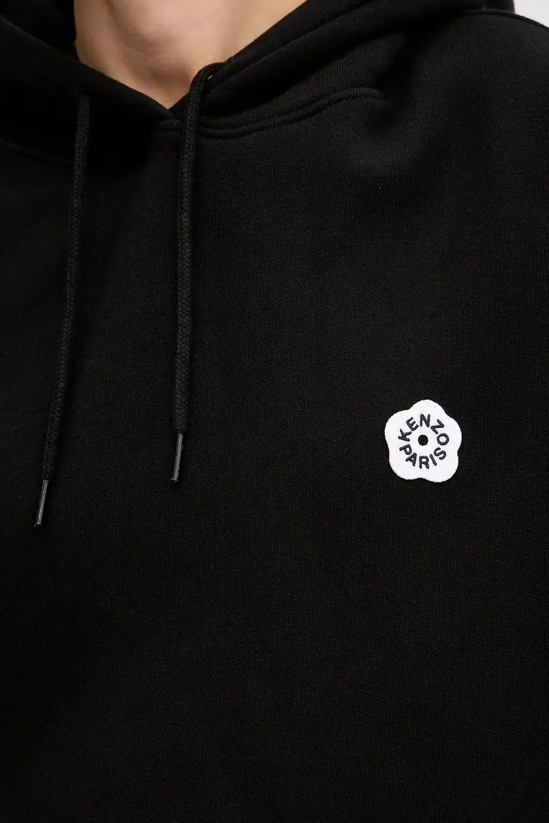 felpa in cotone Boke Flower 2.0 Nero miniatura 5