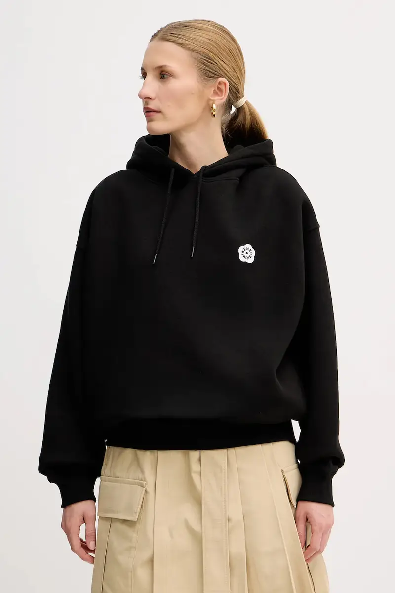 felpa in cotone Boke Flower 2.0 Nero