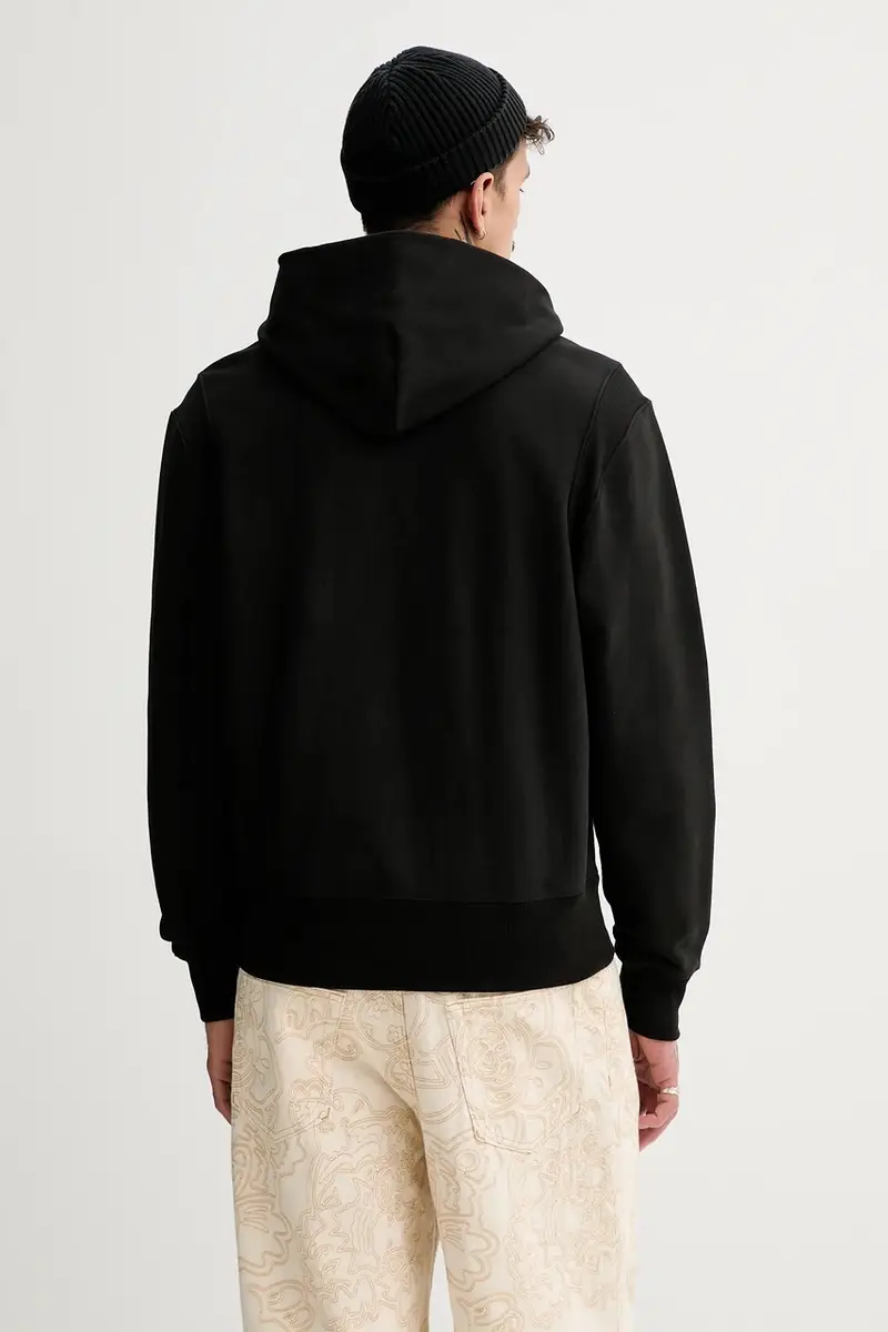 felpa in cotone Boke Flower 2.0 Nero miniatura 3