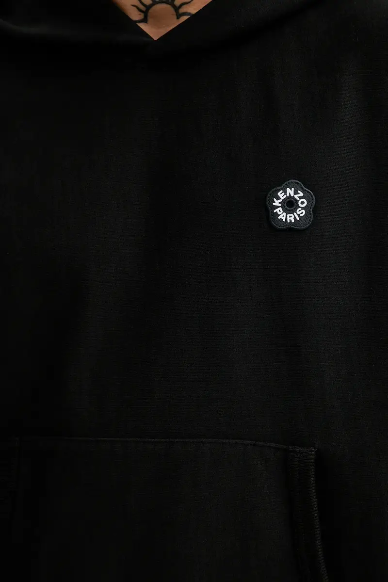 felpa in cotone Boke Flower 2.0 Nero miniatura 5