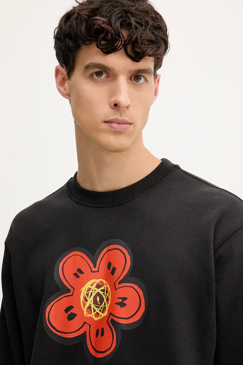 felpa in cotone Kenzo x Futura uomo colore nero FF65SW2524MC miniatura 4