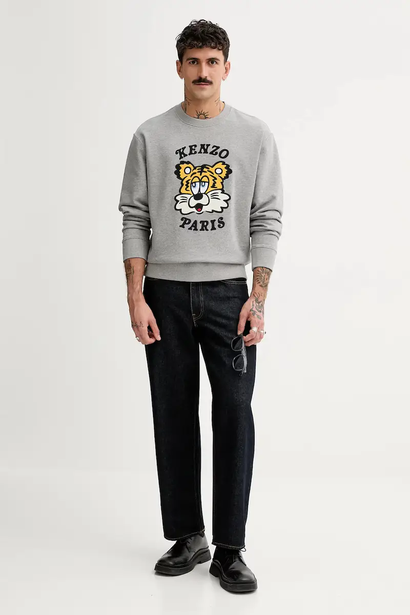 felpa in cotone x Verdy Grigio miniatura 2